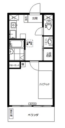 第２エコーマンションの物件間取画像